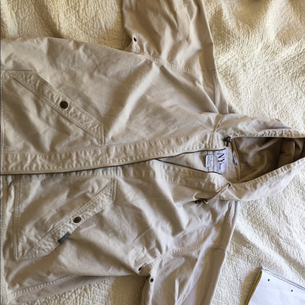 Tan NY jeans jacket